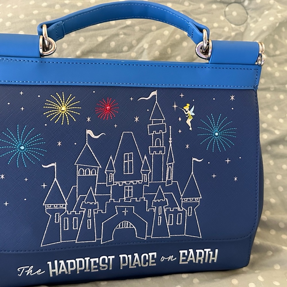 NWT Loungefly Disneyland 65th Anniversary Crossbody Purse Hard to Find
